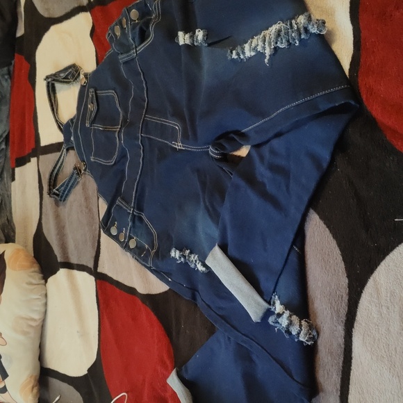 3XL Distressed Ling Collection Overalls - Picture 3 of 5